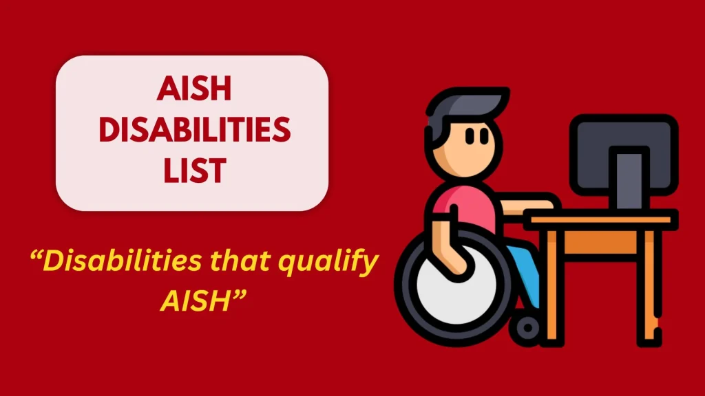 AISH Disabilities Lists in canada