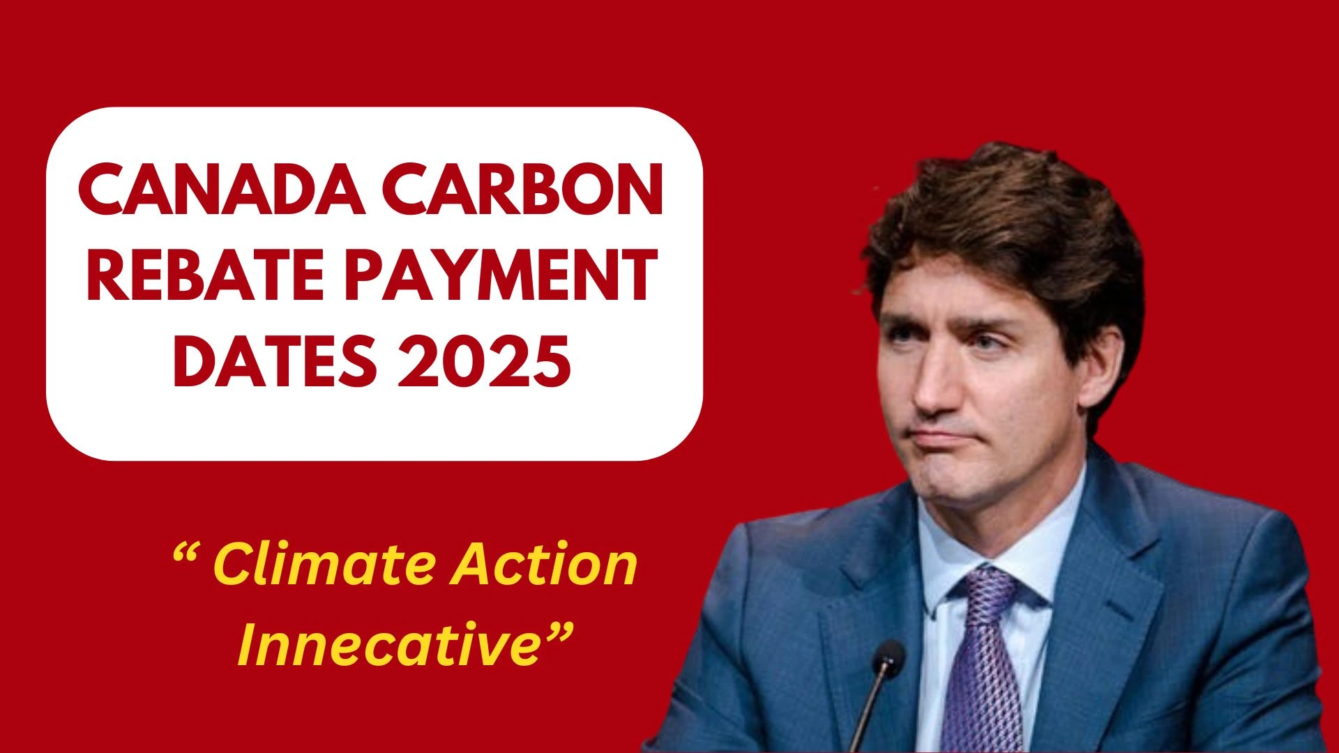 Canada carbon rebate ccr for individuals payment dates