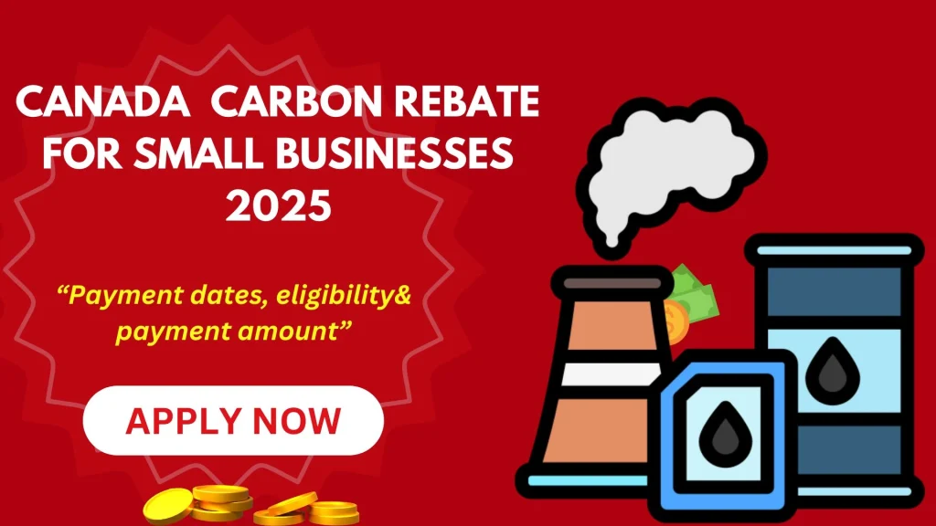 Canada Carbon Rebate for Small Businesses banner
