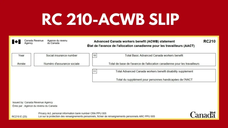 RC210 ACWB Statement Important Details for 2025 Payments