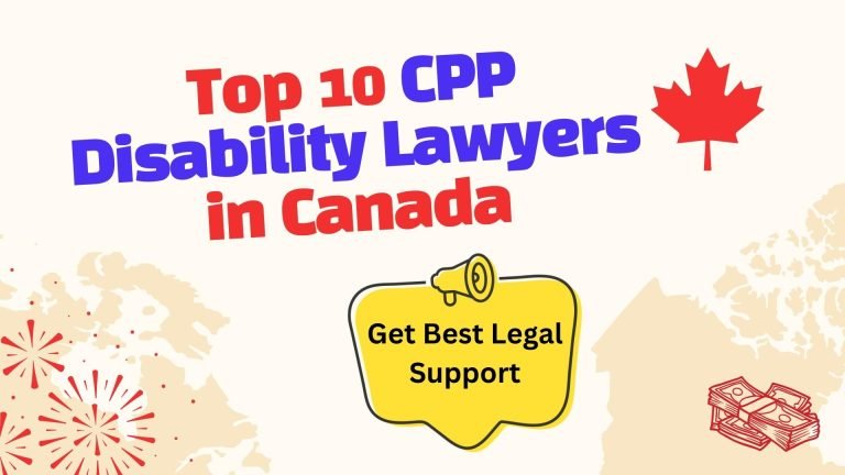 Top 10 CPP Disability Lawyers in Canada Banner