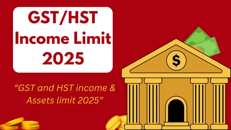 GSTHST Credit Income Limit 2025